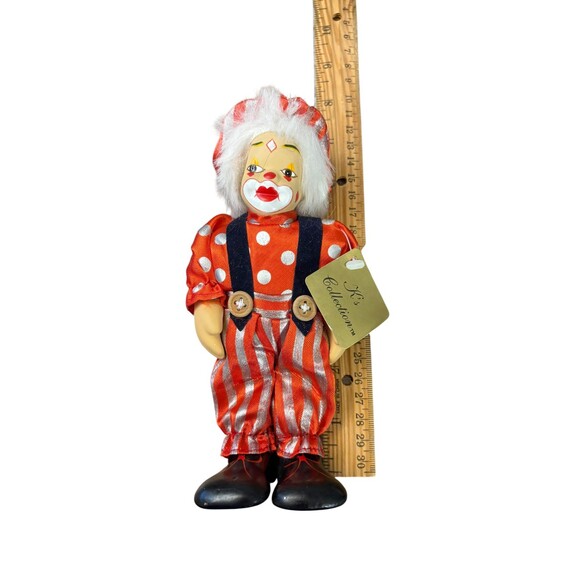 Lot of 3 Vintage K’s Collection Clown Dolls – Colorful Outfits – Circus Collecti - Picture 3 of 8